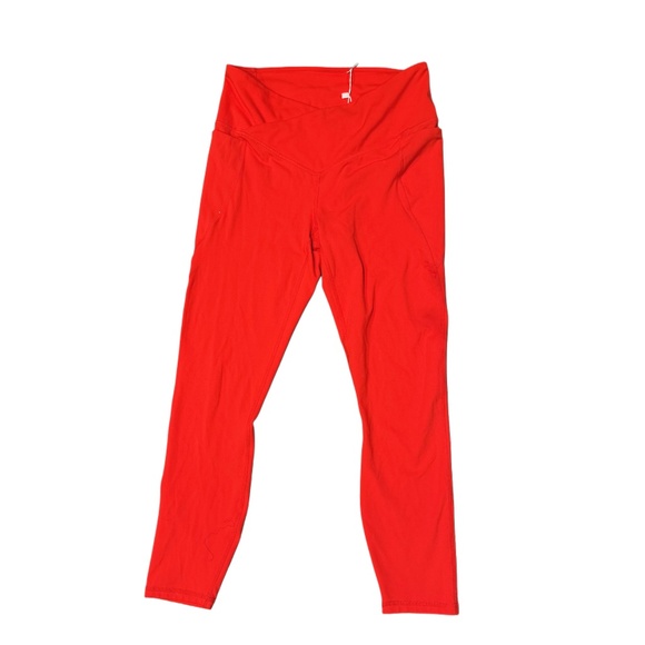Fabletics Red Exercise Pants Size Small - Picture 1 of 5